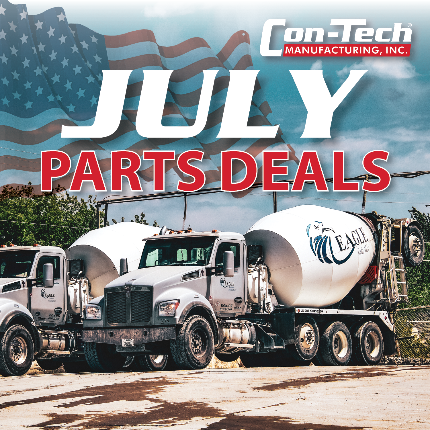 July Parts Sale now live from Con-Tech Parts
